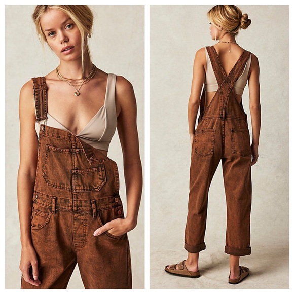 Free People || We The Free Ziggy overalls - Picture 1 of 4